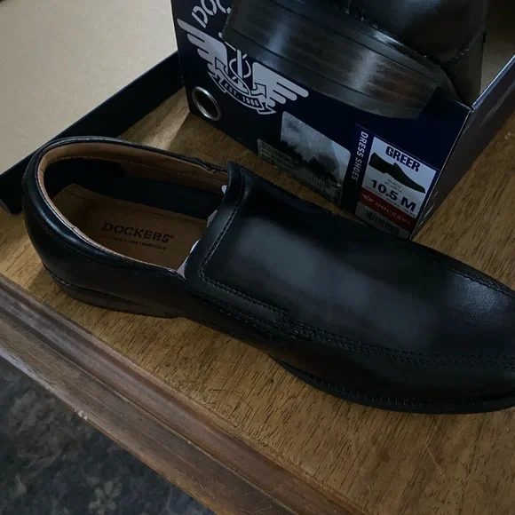 Mens Dockers 10.5 Black Greer Dress shoes - Picture 11 of 14